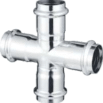 Stainless Steel Pressed Pipe Fittings – Hydraulic Couplings, Tees, Elbows | EN 10312 Certified Grooved/Threaded Connections for Industrial Piping Systems