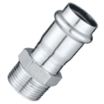 Stainless Steel Pressed Pipe Fittings – Hydraulic Couplings, Tees, Elbows | EN 10312 Certified Grooved/Threaded Connections for Industrial Piping Systems
