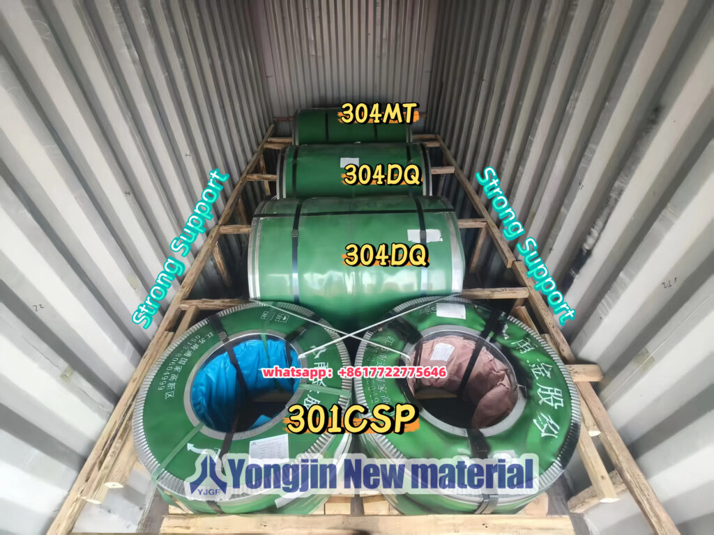 YONGJIN ss304DQ 301csp inside container